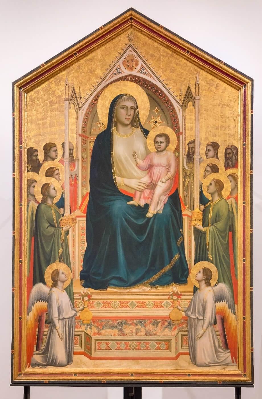 The Maestà by Giotto to discover in the Uffizi Gallery Guide Florence